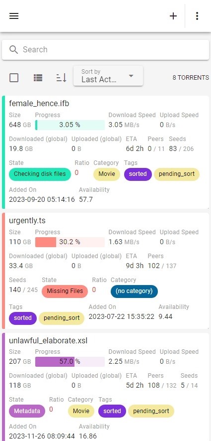 Screenshot Mobile Dashboard (Light Mode)