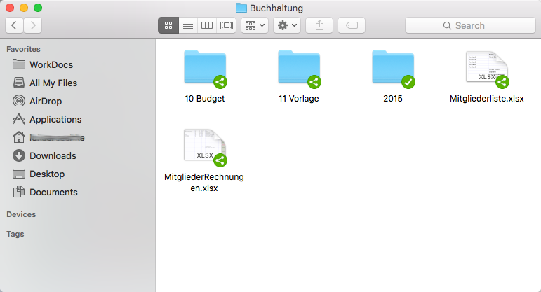 Shared ownCloud files in Finder on Mac OS X