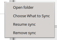 Extra options for sync operations